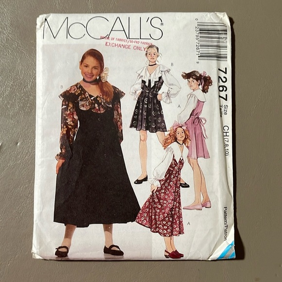 McCalls Other - McCall’s Pattern #7267